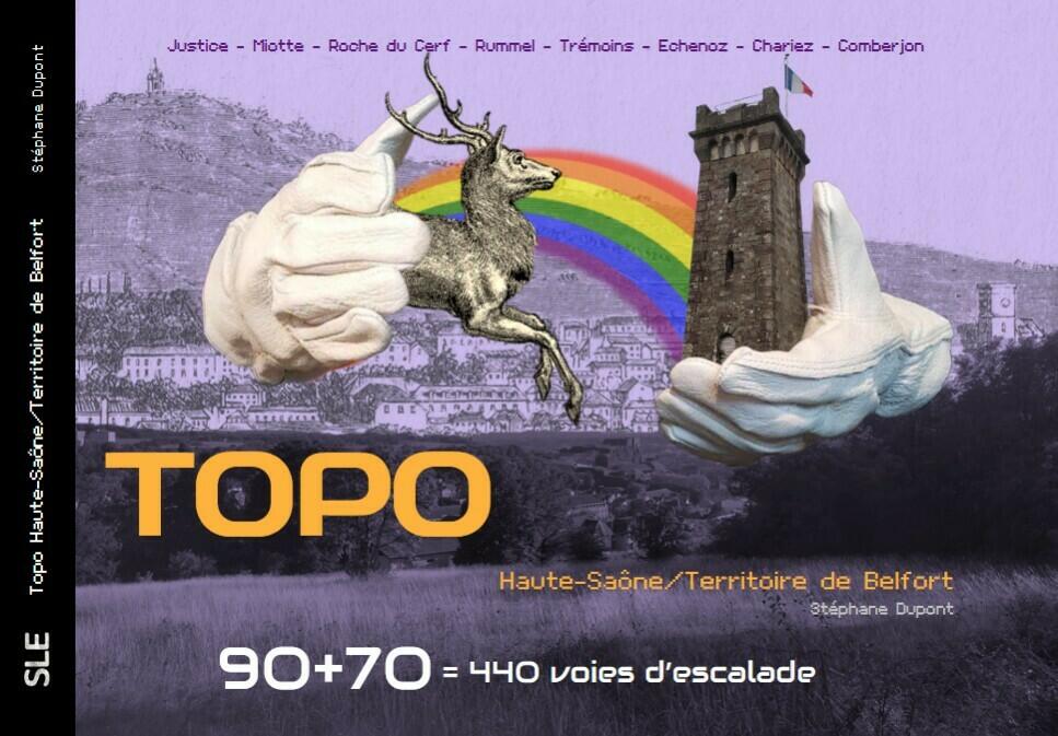 TOPO 90 + 70 = 440 voies d'escalade